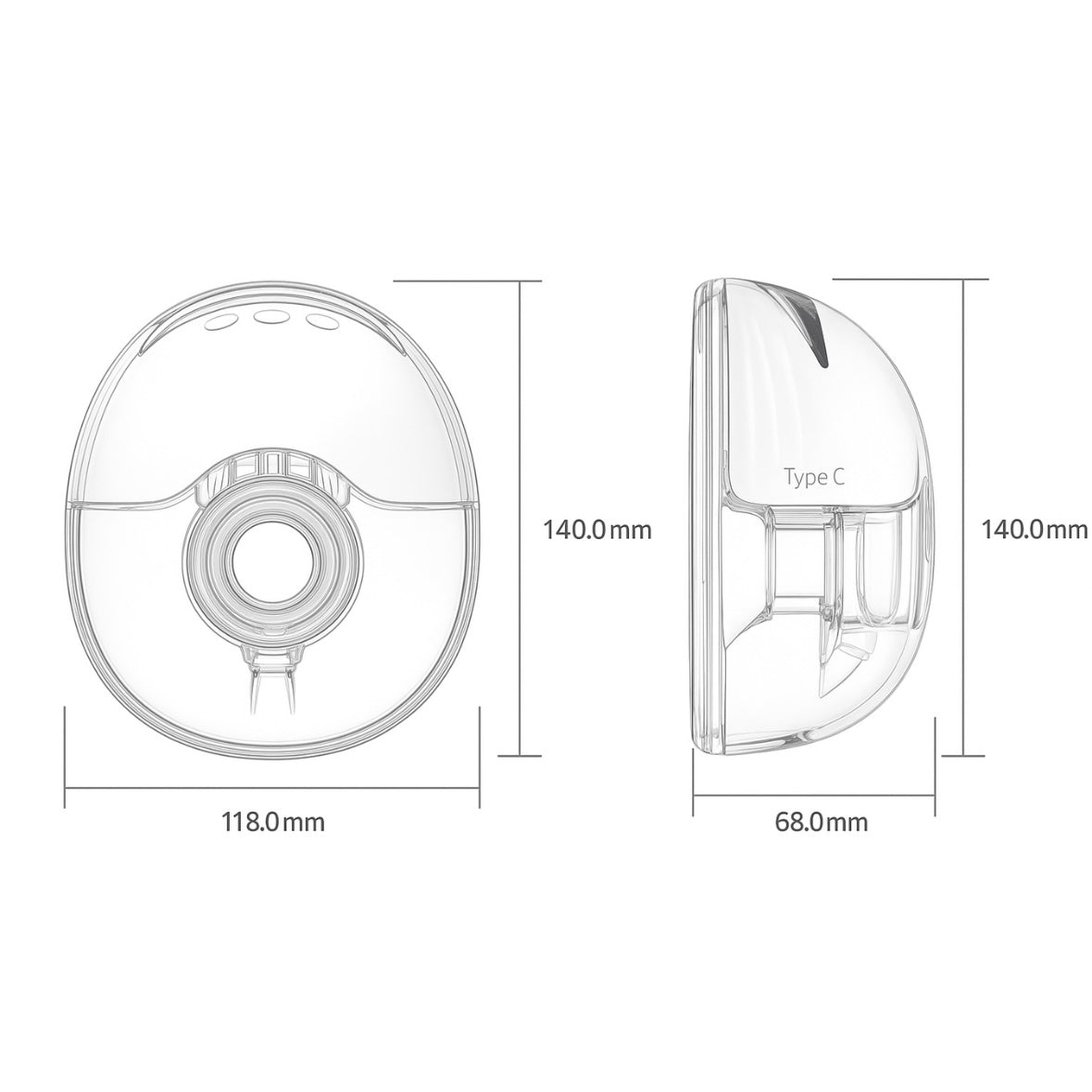 Wearable Electric Breast Pump