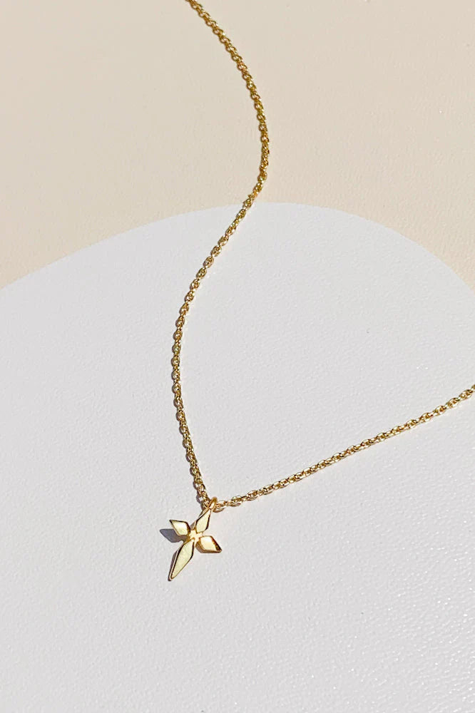 Kira Cross Chain Necklace