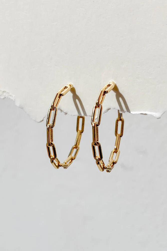 Oval Link Hoops